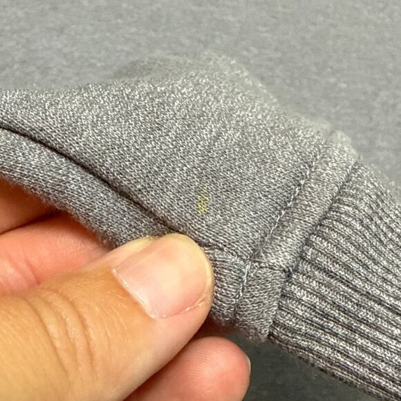 Under Armour Threadborne Long Gray Crew Neck Pull Over Sweatshirt Size Large - Picture 11 of 13